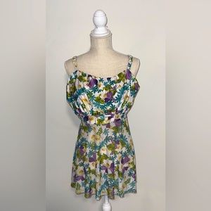 Shein Two piece floral swimming suit Size 4XL